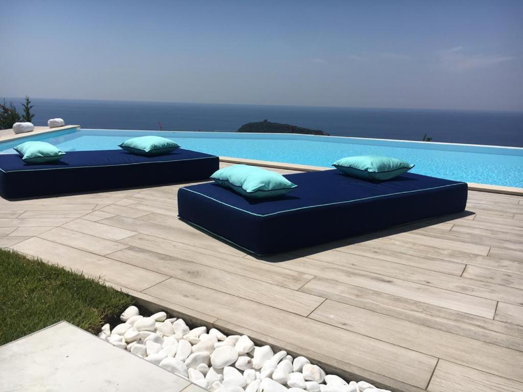 דיאמנטה Luxury Villa Blue&Blanc Piscina A Sfioro Isola מראה חיצוני תמונה
